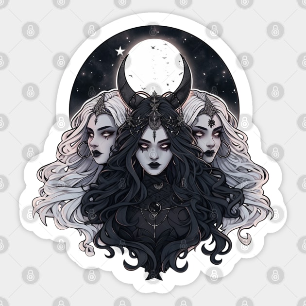 Moon Coven Sticker by DarkSideRunners